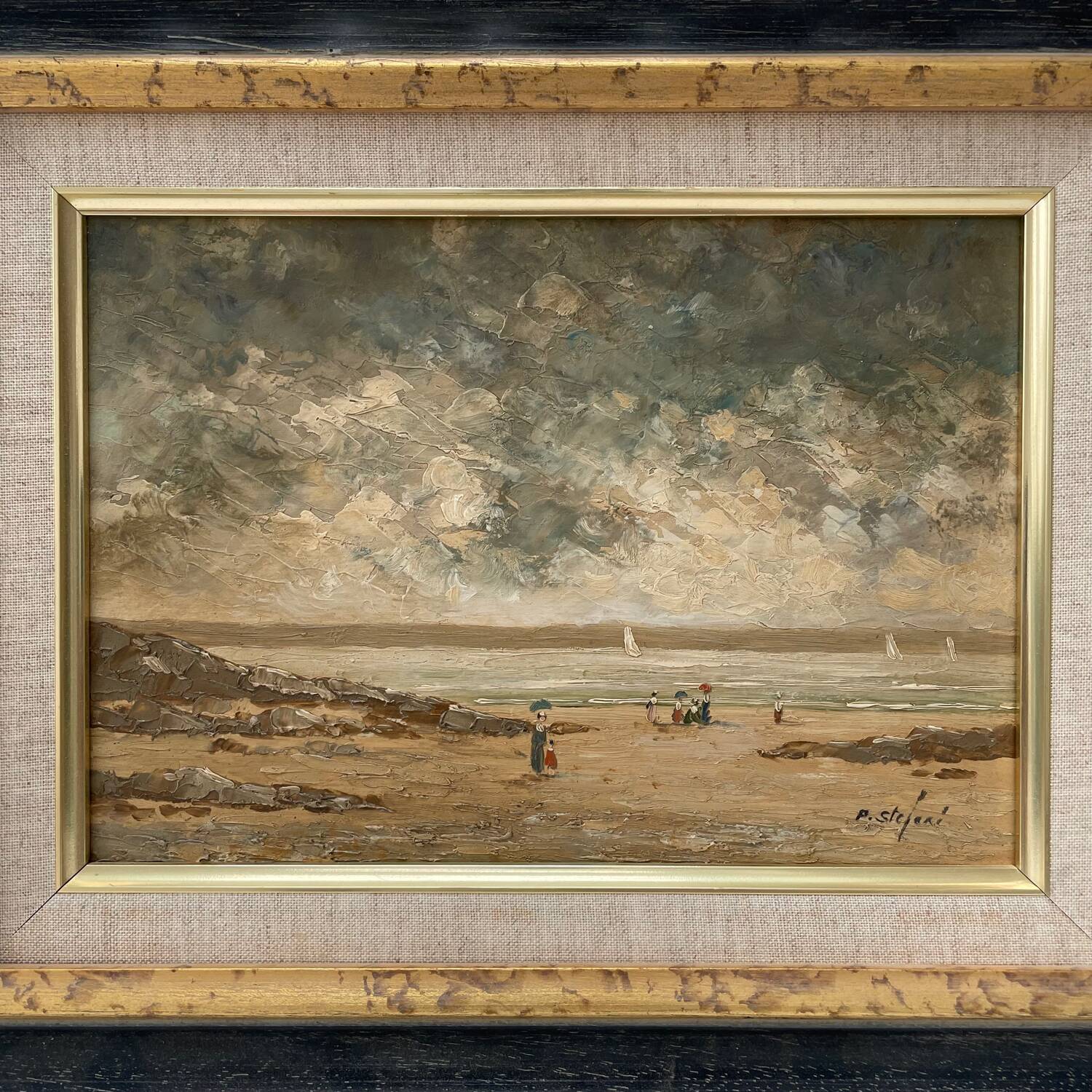 Painting on canvas Pierre Stafani