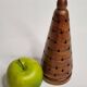 Lollipop display, industrial decor, in old turned wood, 22 cm