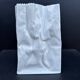 "Paper bag" vase by Tapio Wirkkala, Rosenthal, 1970s.