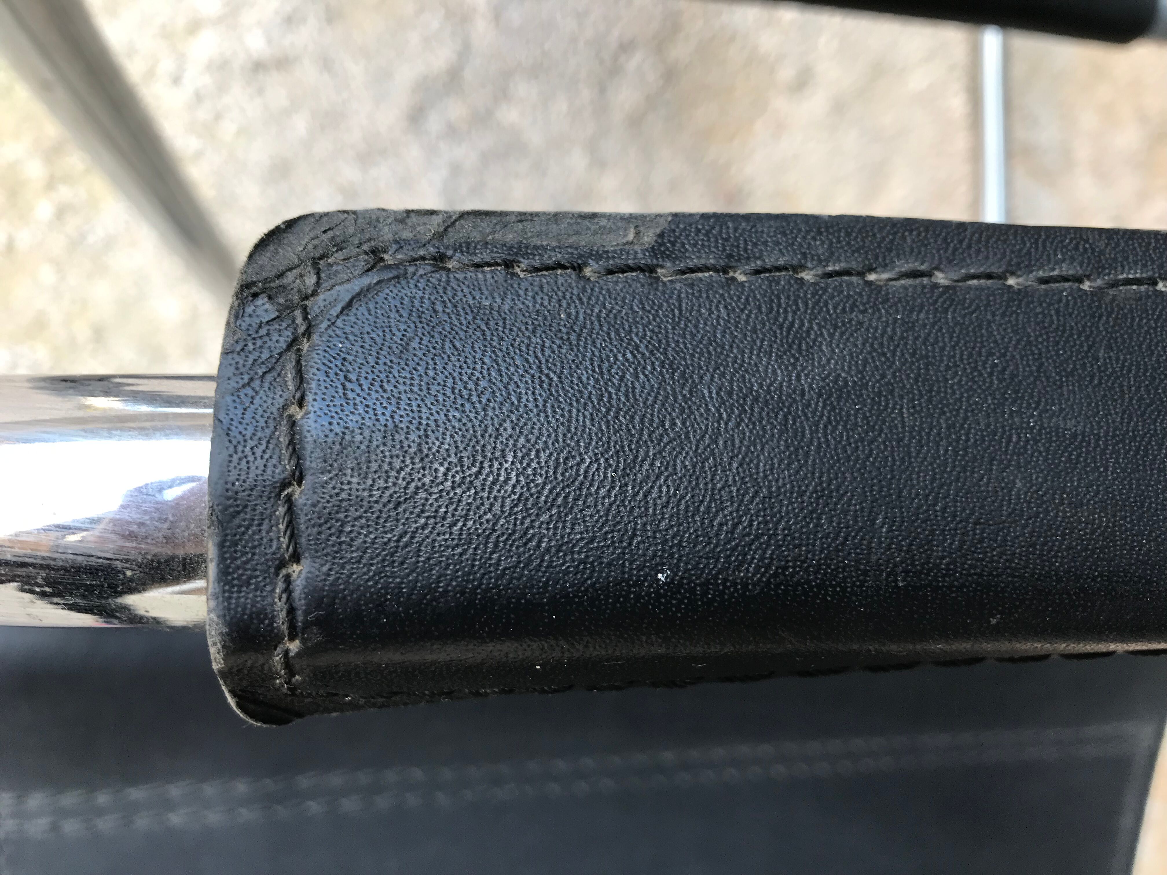 Pair of leather chairs