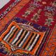Red Vintage Moroccan Runner Rug 137 x 363 cm - Berber Wool Rug Hallway