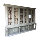 Bibliothèque ancienne patinée