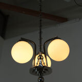 Art Deco 3-flamming Chandelier, 1920s