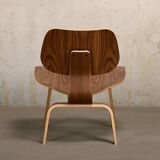 Charles & Ray Eames LCW Walnut Lounge Chair for Herman Miller