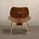 Fauteuil lounge Charles & Ray Eames LCW en noyer pour Herman Miller