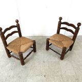 children chairs, set of 2, 1960s