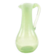 Jug, minimalism, turquoise glass, design by J. Słuczan-Orkusz, Poland, 1970s