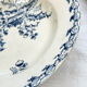 5 assiettes creuses terre de fer gien modèle chardons made in france