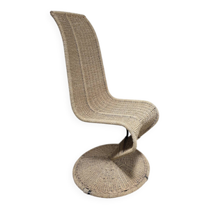 Fauteuil rotin et corde