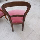 Armchair and chair Louis Philippe