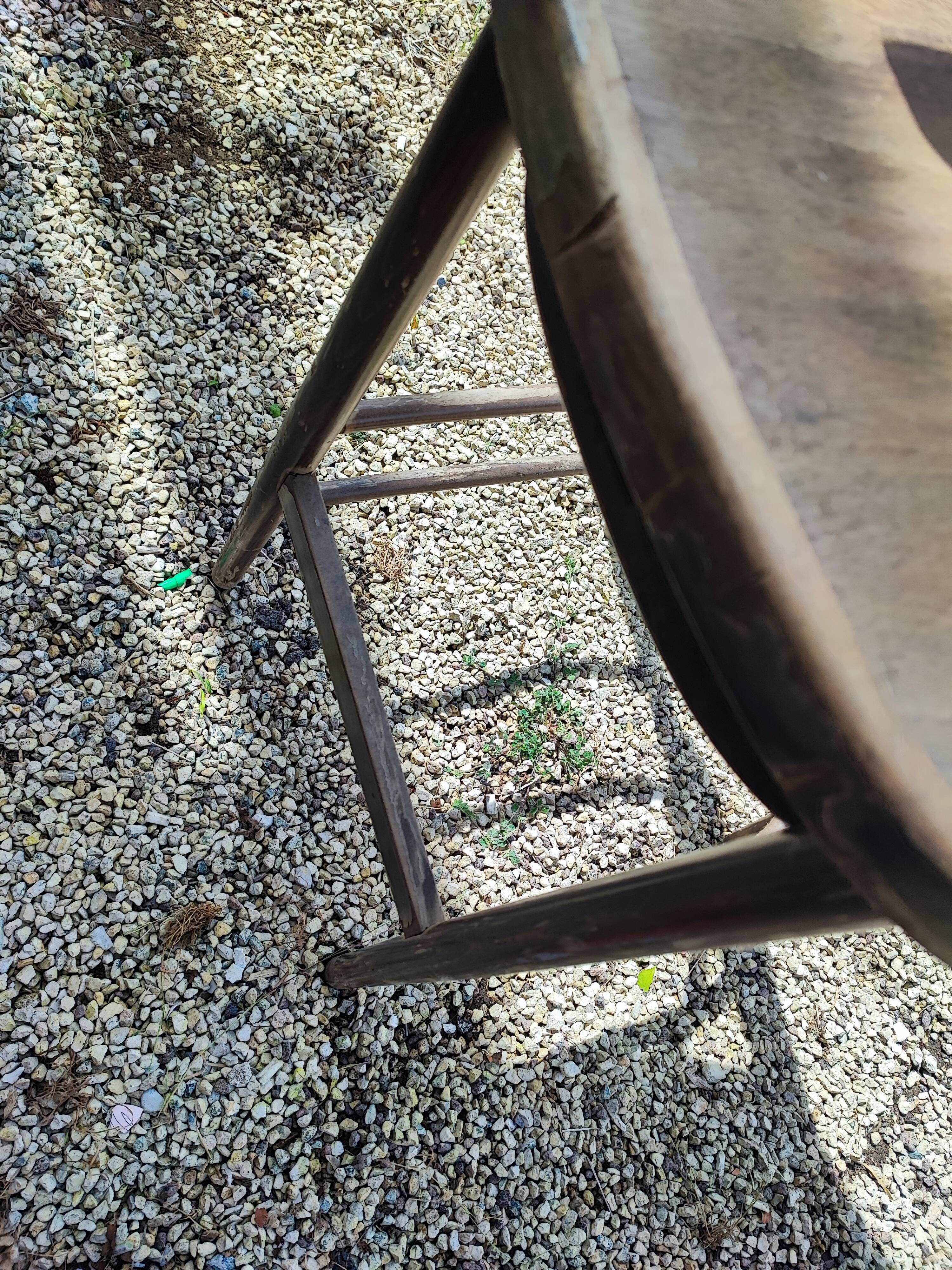 Tabouret de bar en bois courbé