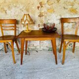 Pair of Baumann bistro chairs, circa 1950's