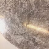 Vintage grey marble coffee table from the 1970s.