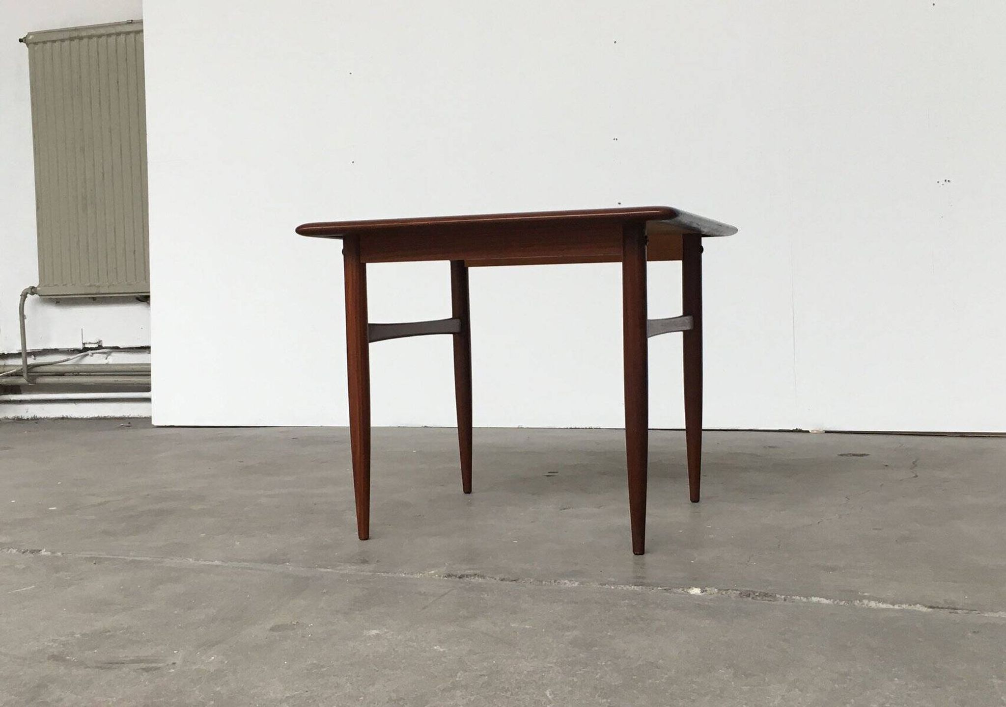 Vintage Swedish teak coffee table from the mid-century by HMB Möbler.