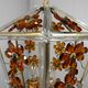 Glass flower hanging lamp 1950-60’s