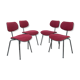 Ensemble de 4 chaises Se68 Wilde & Spieth Design Par Egon Eiermann années 60