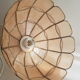 Mother-of-pearl and brass pendant lamp from the 60s and 70s
