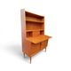 Danish teak secretary bureau with bookcase, Larsens Møbler, 1960s