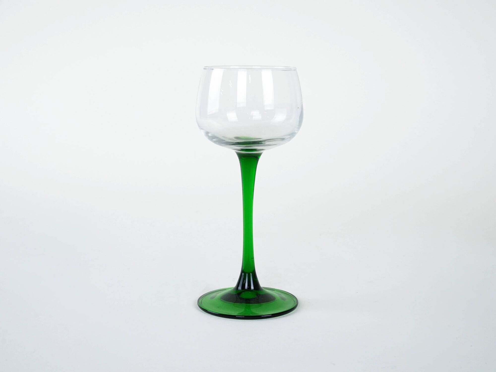 Set of wine glasses, Italian design, 1970s, production: Italy