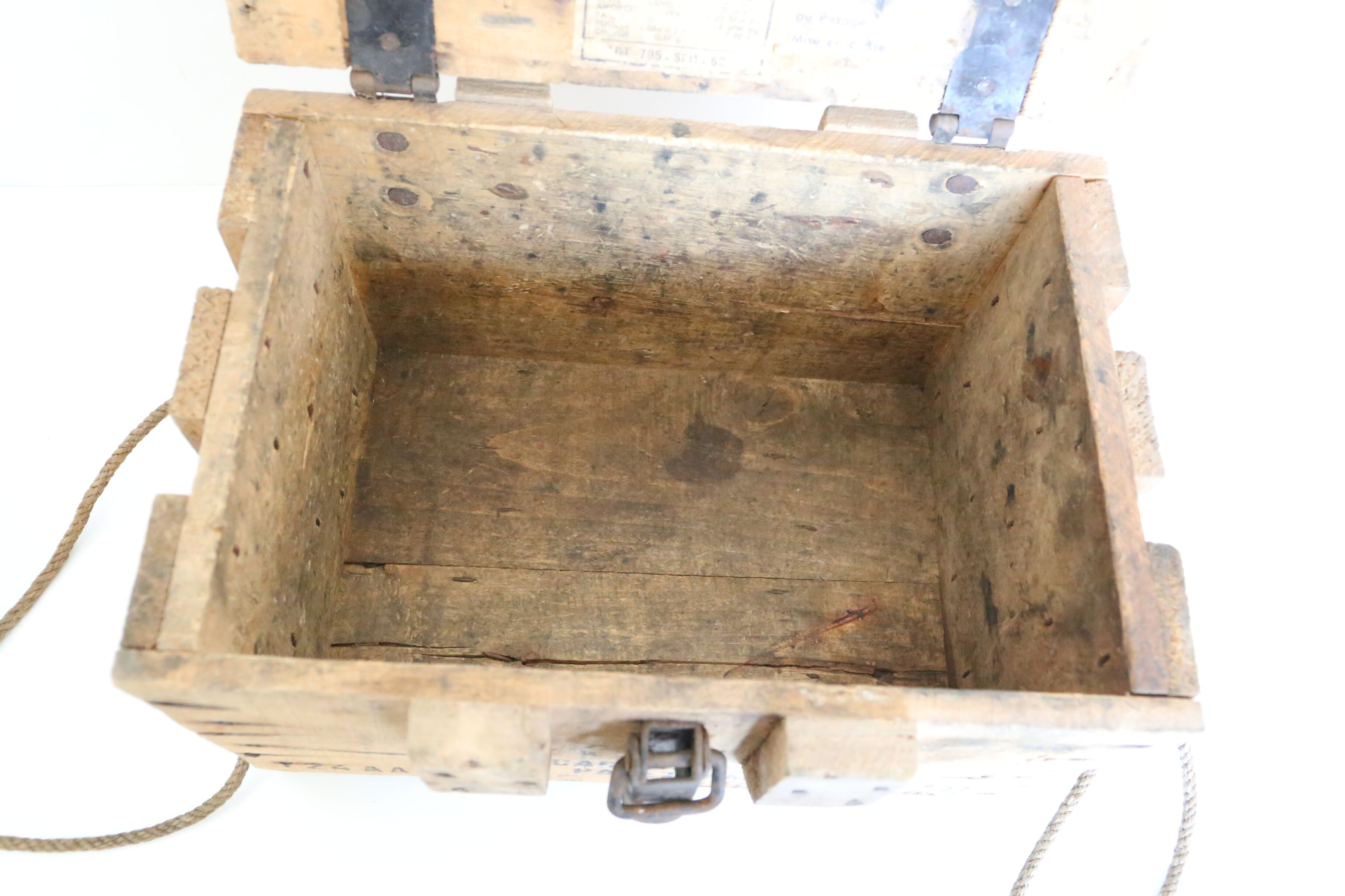 Former ammunition crate