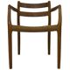Vintage Niels Otto Moller Armchair Model 67 in Oak Danish Design