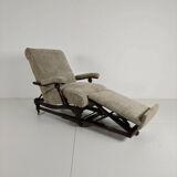 English reclining library chair (circa 1860)