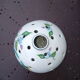 Vase ball flower in white porcelain limoges