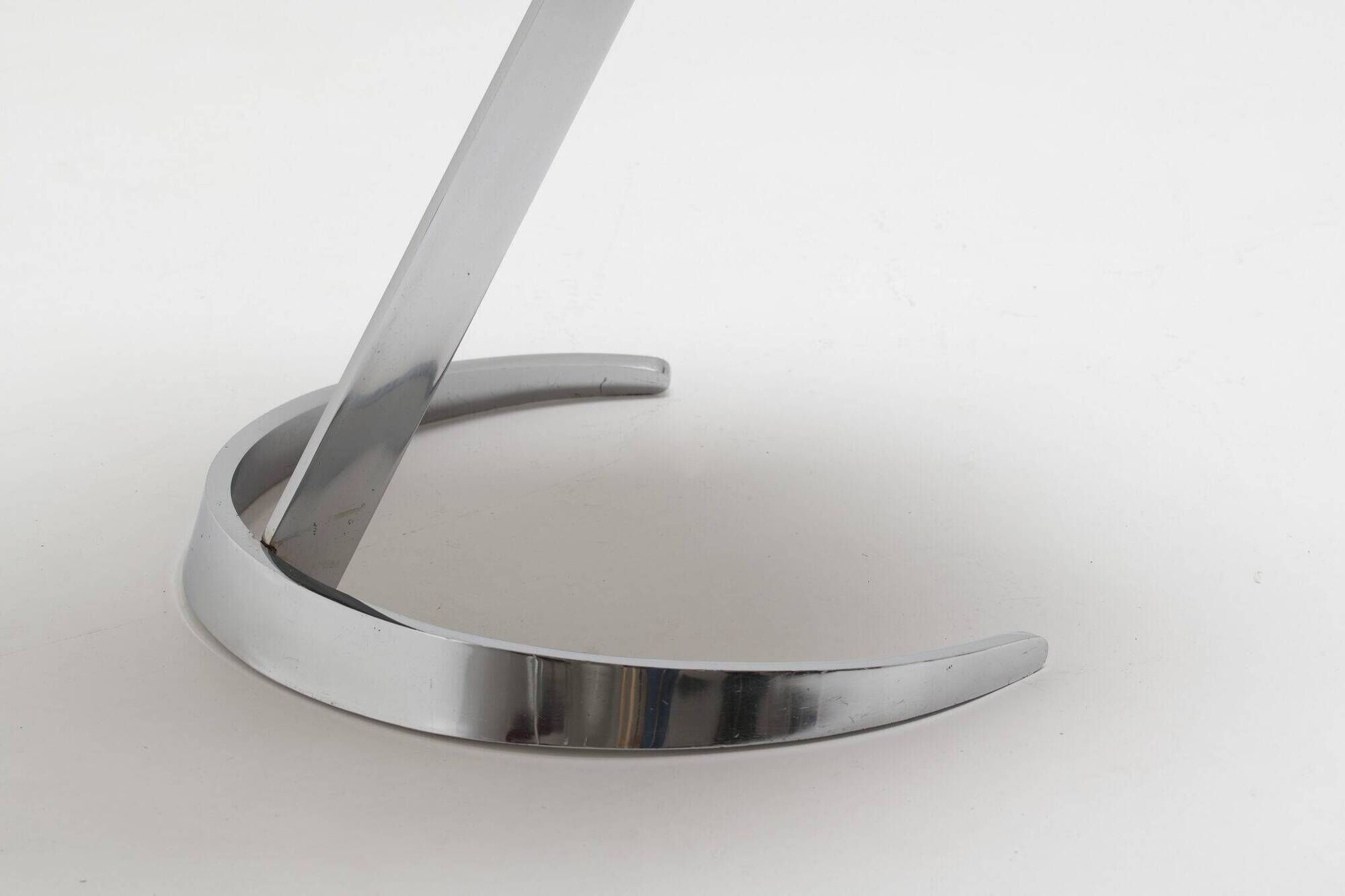 Ensemble de salle à manger sculptural "Scimitar" en bouclé bordeaux - Boris Tabacoff