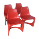 Cantilever 290 red model chairs edited by Cado