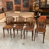 Suite of 4 bistro chairs