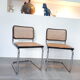 Paire de chaises Cesca par Marcel Breuer