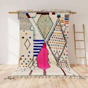 Unique handmade Berber rug 2.5x1.5 m