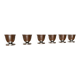 Mid-Century Cromargan Egg Cups by WMF, 1960s, set of 6