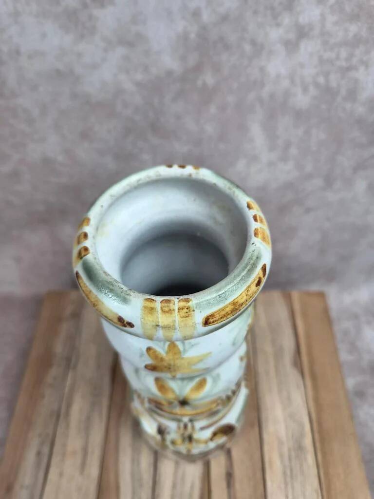 Large candlestick vase Keraluc Quimper Bo4 decor G6 – Georges Allier