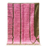 Tapis berbère tissé main artisanale traditionnelle taille 150/250 cm