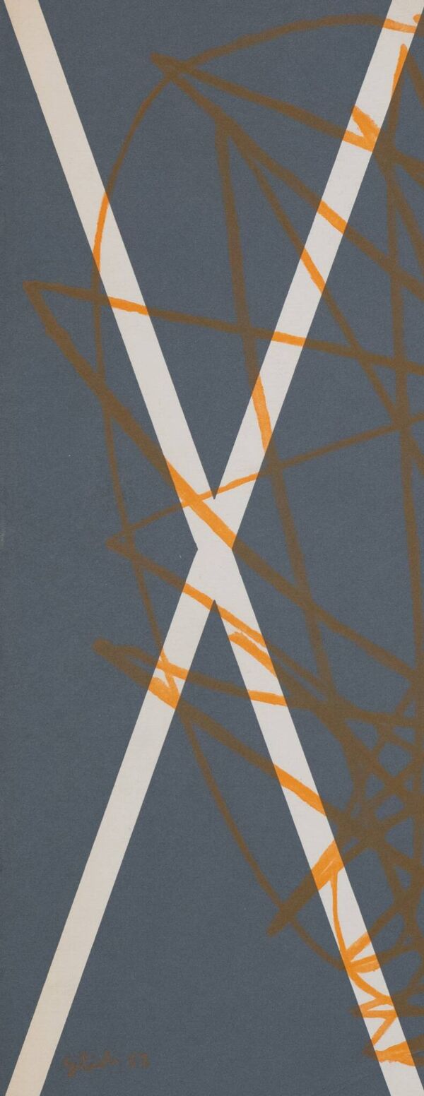 Emile gilioli : graffiti - lithographie originale