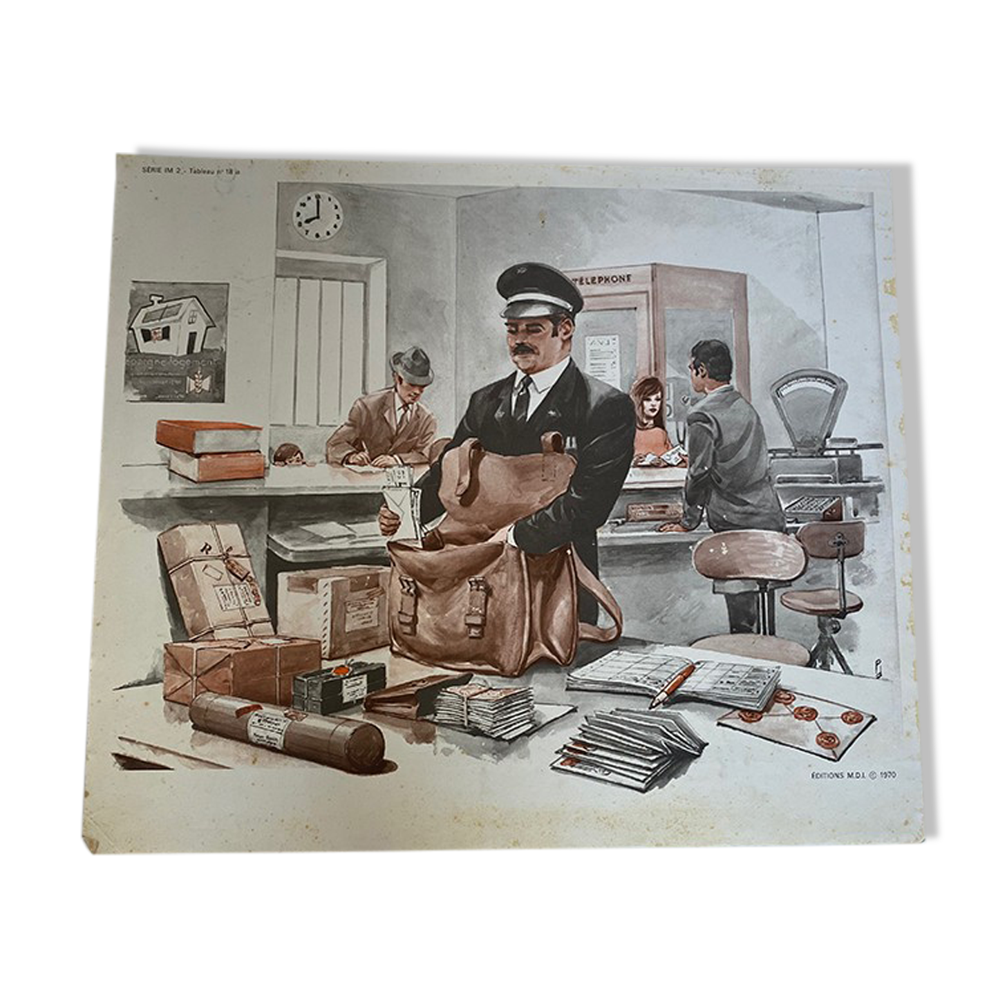 Poster ' Post & Market '