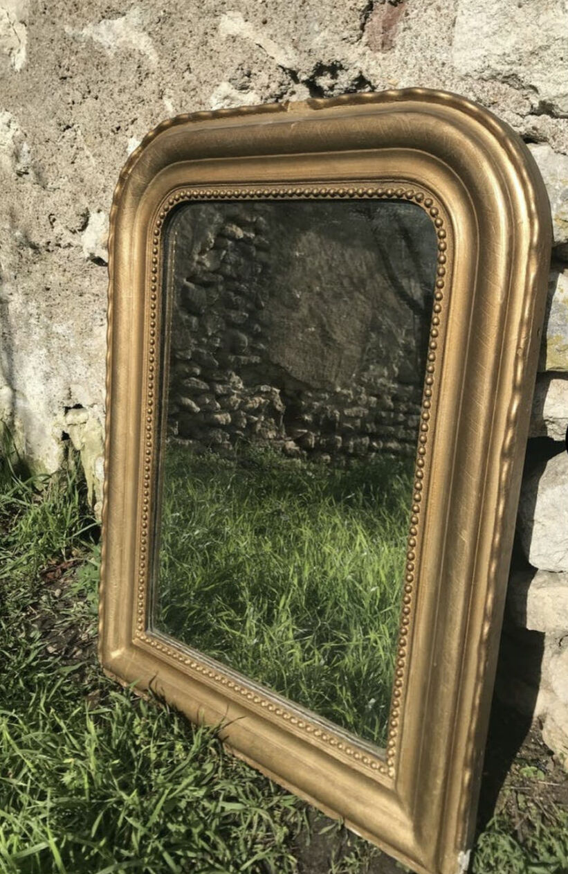 Golden old mirror 63x49