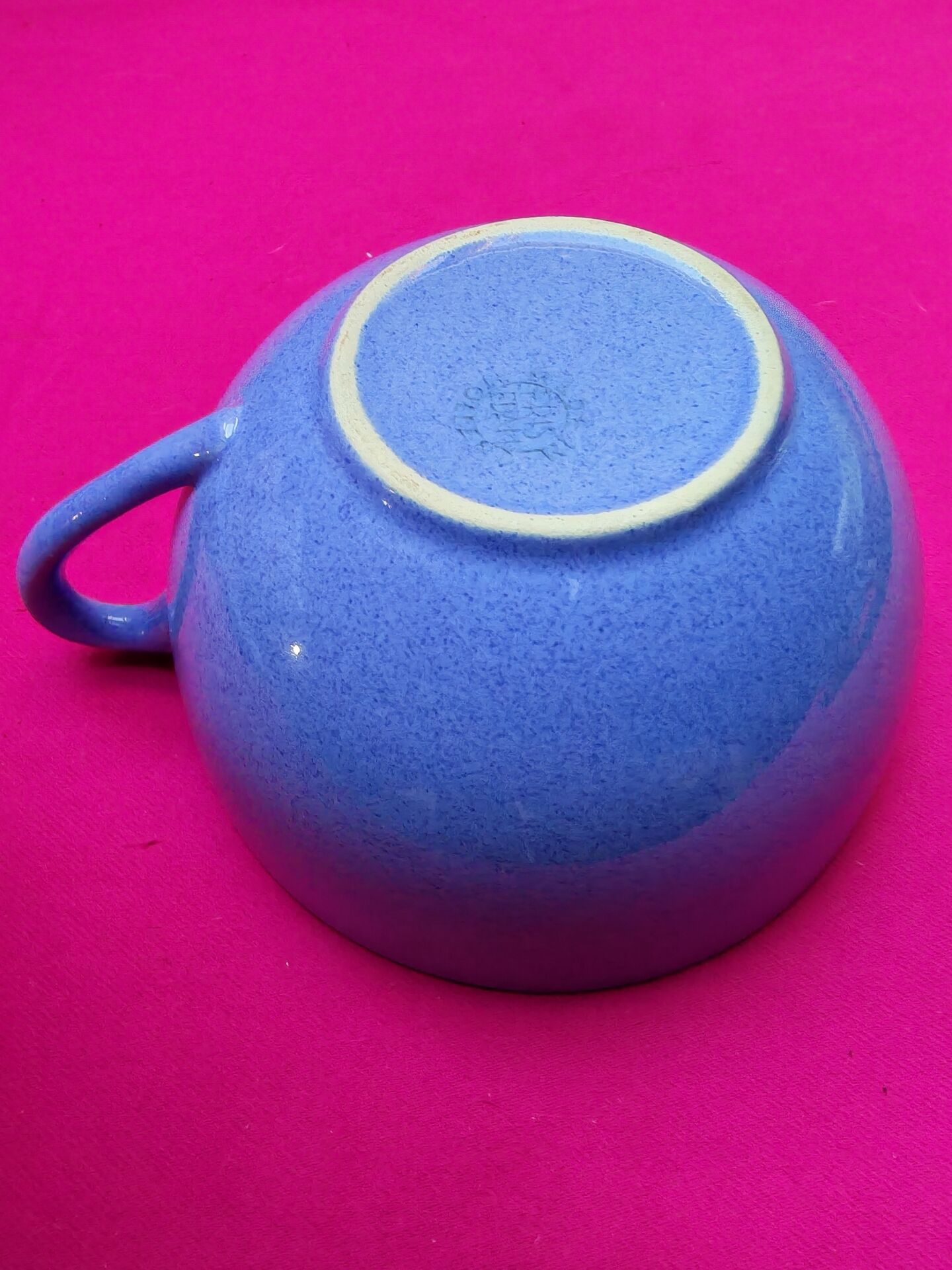 Lot "Mix & Match" Tea Time blue vintage - Booths teapot and cups set
