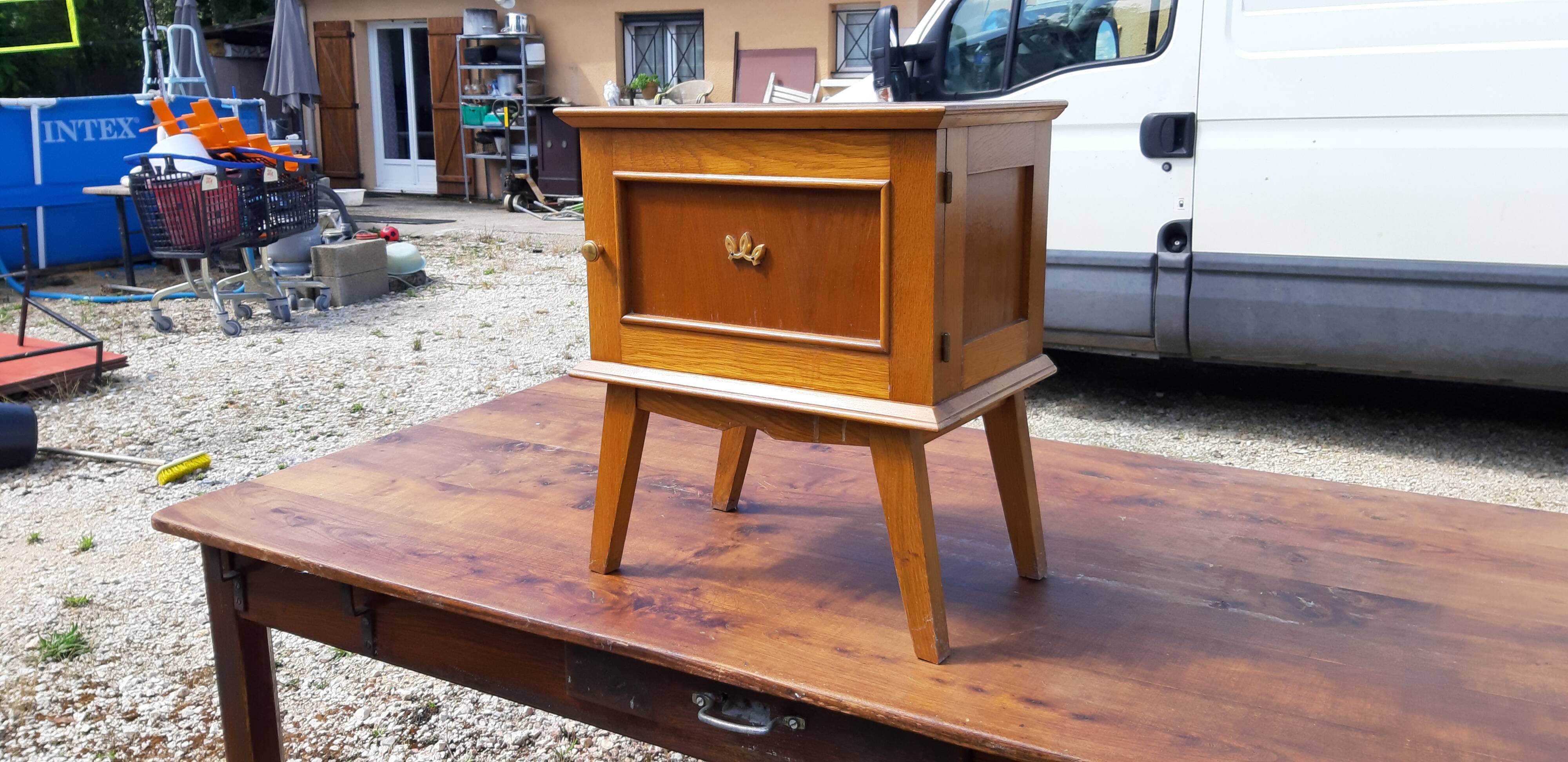 Bedside year 50 wood