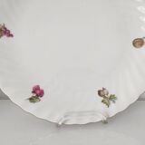 Strawberry dish porcelain drainer