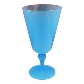 Opaline, chalice shower foot, ciborium, height 23.5 cm