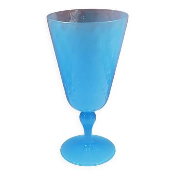 Opaline, chalice shower foot, ciborium, height 23.5 cm