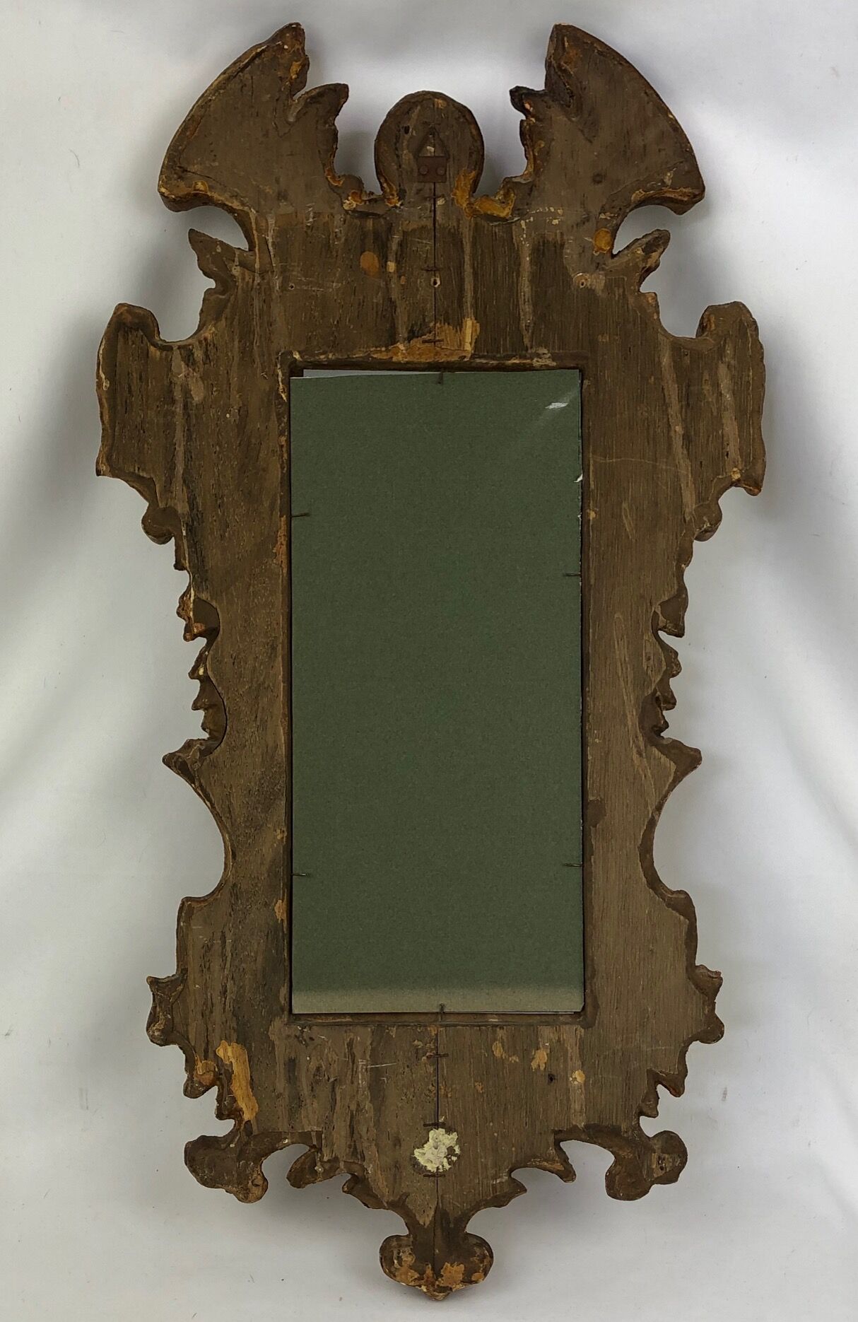 Baroque mirror in gilded wood, 20th