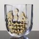 Large cut-glass vase by Ladislav Oliva, Exbor, circa 1970