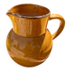 Antique glazed ceramic pitcher