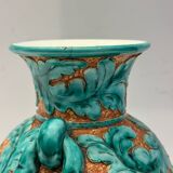 Glazed ceramic vase signed Azzurra – Monaco