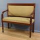 Mahogany landing sofa, Restoration period – Part 1, 19th century