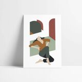 Evening Lust - art print (30 x 40) signed ACKEOGH