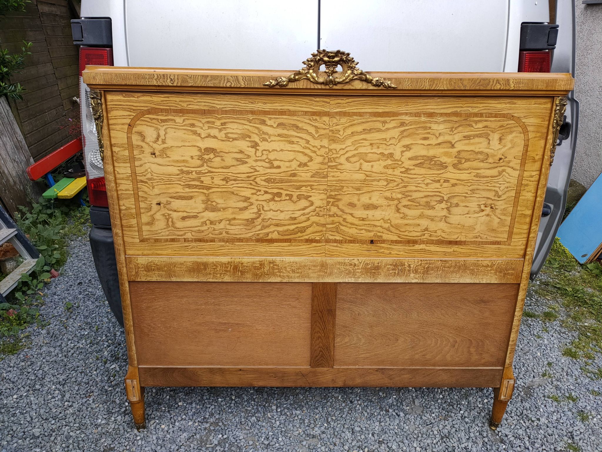 Antique style headboard
